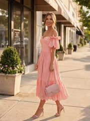 Elegant Off-The-Shoulder Dress For Women | Amara