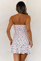 Dance My Way Mini Dress Green