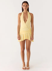 Renata Mini Dress Lemon