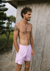 Annie Pink Swim Trunk