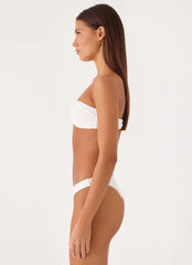 House Party Bikini Bottoms - White