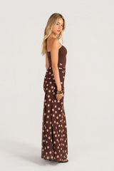 Dalena Strapless Maxi Dress With Cutout