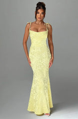 Whitney Maxi Dress - Lemon