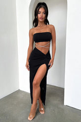 Zeilie Midi Dress - Black