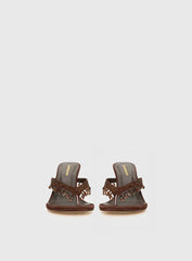 Ameliah Tassel Heels Brown