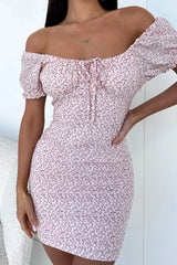 Alma Dress - Pink Floral