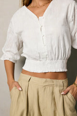 Mary Embroidered Blouse Final Sale