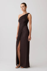 Ryn Twisted One Shoulder Maxi Dress