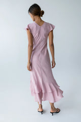 Mateo Floral Maxi Dress In Pink