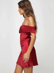 Sadee Mini Dress Red Tall