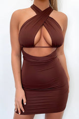 Skyler Dress - Brown