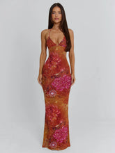 Esmeralda Maxi Dress Golden Crystal