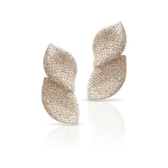 Ruby | Women'S Diamond Leaf Shape Earrings