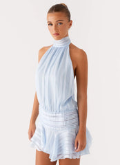 Sofia Chiffon Mini Dress