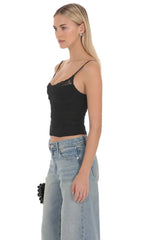 Avelyn Mesh Corset Top