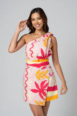 Zaria One-Shoulder Mini Dress