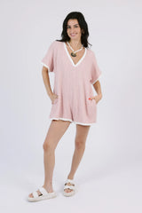 Pink Whisper Romper
