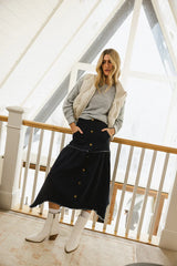 Nicole Knit Sweater In Blue Final Sale