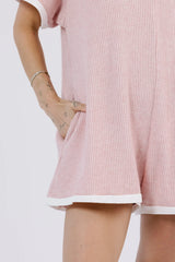 Pink Whisper Romper