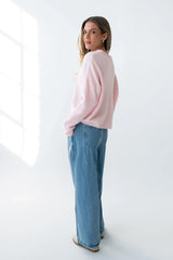 Maci Cardigan In Pink