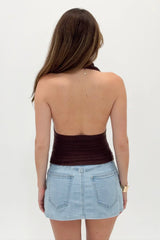 All Day Skort In Light Denim