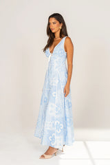 Quinley Print Sleeveless Maxi Dress