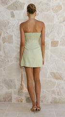 Dana Strapless Mini Dress - Mint