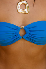 Blue Lagoon Bandeau Top