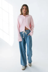 Maci Cardigan In Pink