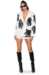 Eye For Eye Sequin Blazer