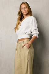 Mary Embroidered Blouse Final Sale