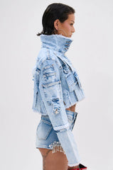 Arianne Patchwork Denim Jacket