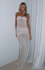 Sheer Grace Maxi Dress