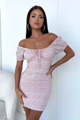 Alma Dress - Pink Floral
